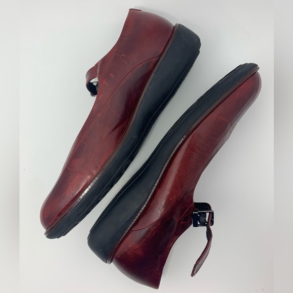 STONEFLY Vera Pelle Absolute Comfort Mary Jane Shoes | Red | Size:9.5-10 (40) - Picture 4 of 8